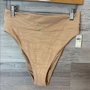Aerie Textured Tan Bikini Bottom